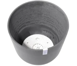 Ecopots Kunststoff-Topf Oslo mit Wassersystem, rund