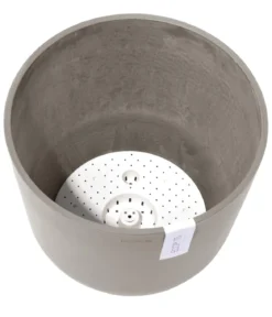 Ecopots Kunststoff-Topf Oslo mit Wassersystem, rund