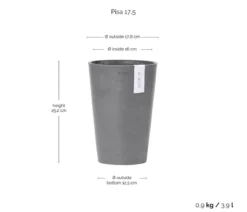 Ecopots Kunststoff-Topf Pisa