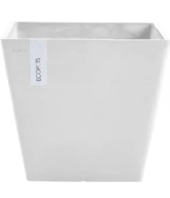 Ecopots Kunststoff-Topf Rotterdam, quadratisch