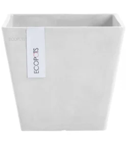Ecopots Kunststoff-Topf Rotterdam, quadratisch