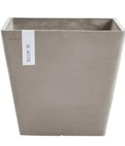 Ecopots Kunststoff-Topf Rotterdam, quadratisch