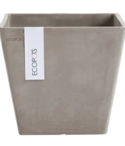 Ecopots Kunststoff-Topf Rotterdam, quadratisch