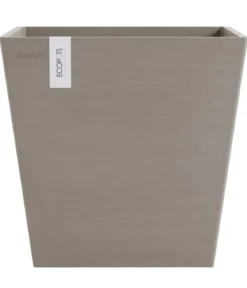 Ecopots Kunststoff-Topf Rotterdam mit Wassersystem, quadratisch
