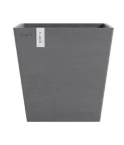 Ecopots Kunststoff-Topf Rotterdam mit Wassersystem, quadratisch