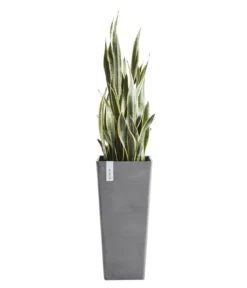 Ecopots Kunststoff-Topf Rotterdam Hoch, quadratisch