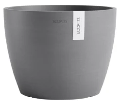 Ecopots Kunststoff-Topf Stockholm, rund