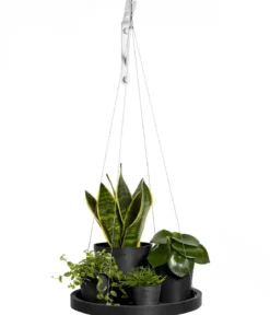 Ecopots Kunststoff-Untersetzer hängend, rund, ca. Ø36/H3 cm