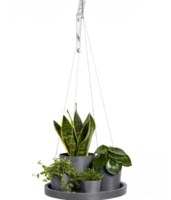 Ecopots Kunststoff-Untersetzer hängend, rund, ca. Ø36/H3 cm