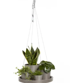 Ecopots Kunststoff-Untersetzer hängend, rund, ca. Ø36/H3 cm