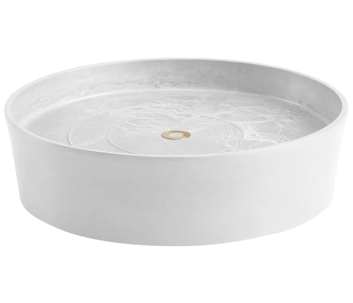 Ecopots Kunststoff-Untersetzer Amsterdam, rund, mit Rollen