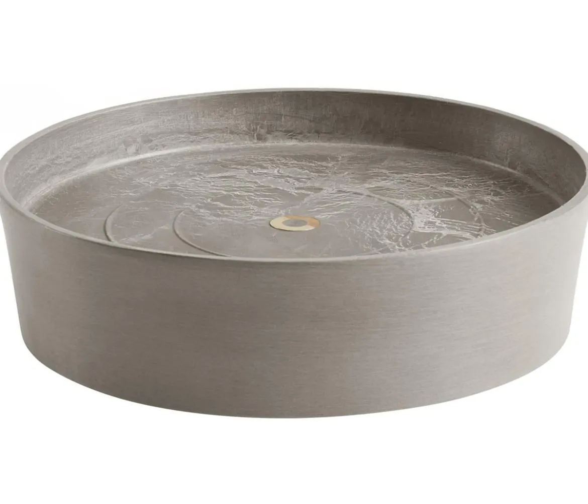 Ecopots Kunststoff-Untersetzer Amsterdam, rund, mit Rollen