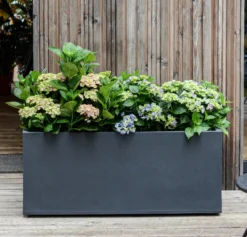 EDA Kunststoff-Kasten Basalt, anthrazit, rechteckig, ca. B99,5/H43,5/T39,5 cm
