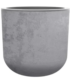 EDA Kunststoff-Topf Basalt Up, rund