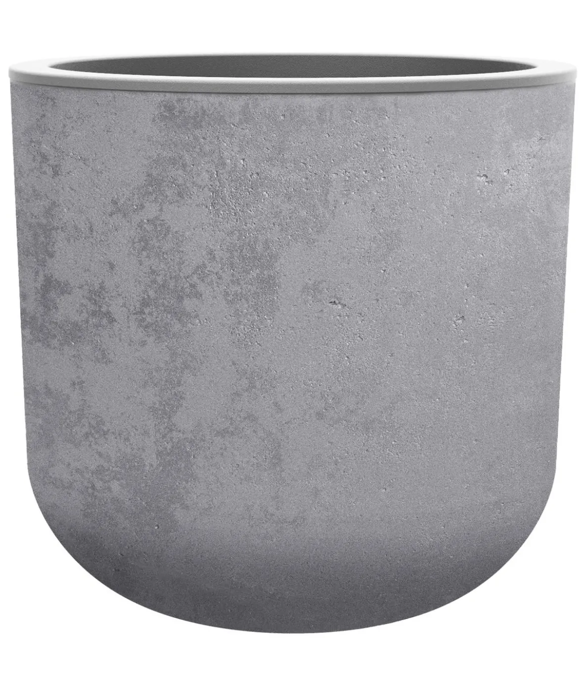 EDA Kunststoff-Topf Basalt Up, rund