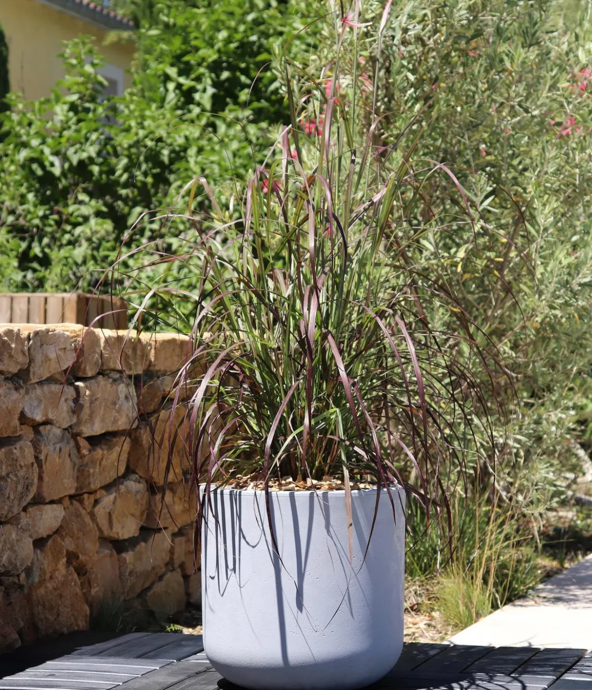 EDA Kunststoff-Topf Basalt Up, rund