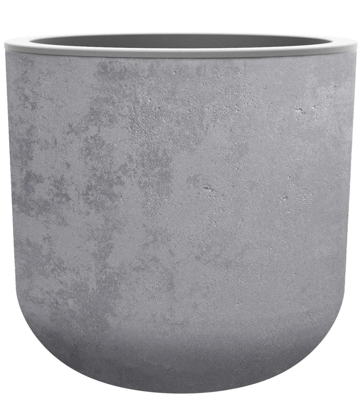 EDA Kunststoff-Topf Basalt Up, rund