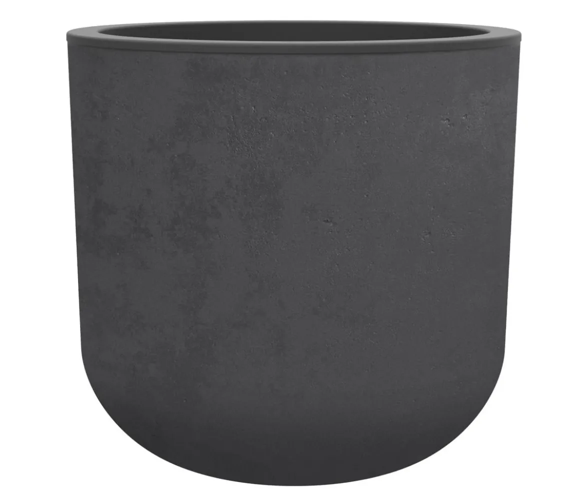 EDA Kunststoff-Topf Basalt Up, rund