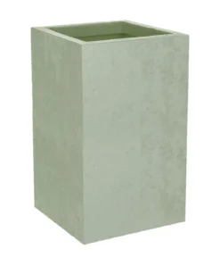 EDA Kunststoff-Topf Basalt Up, quadratisch, ca. B30/H50/T30 cm
