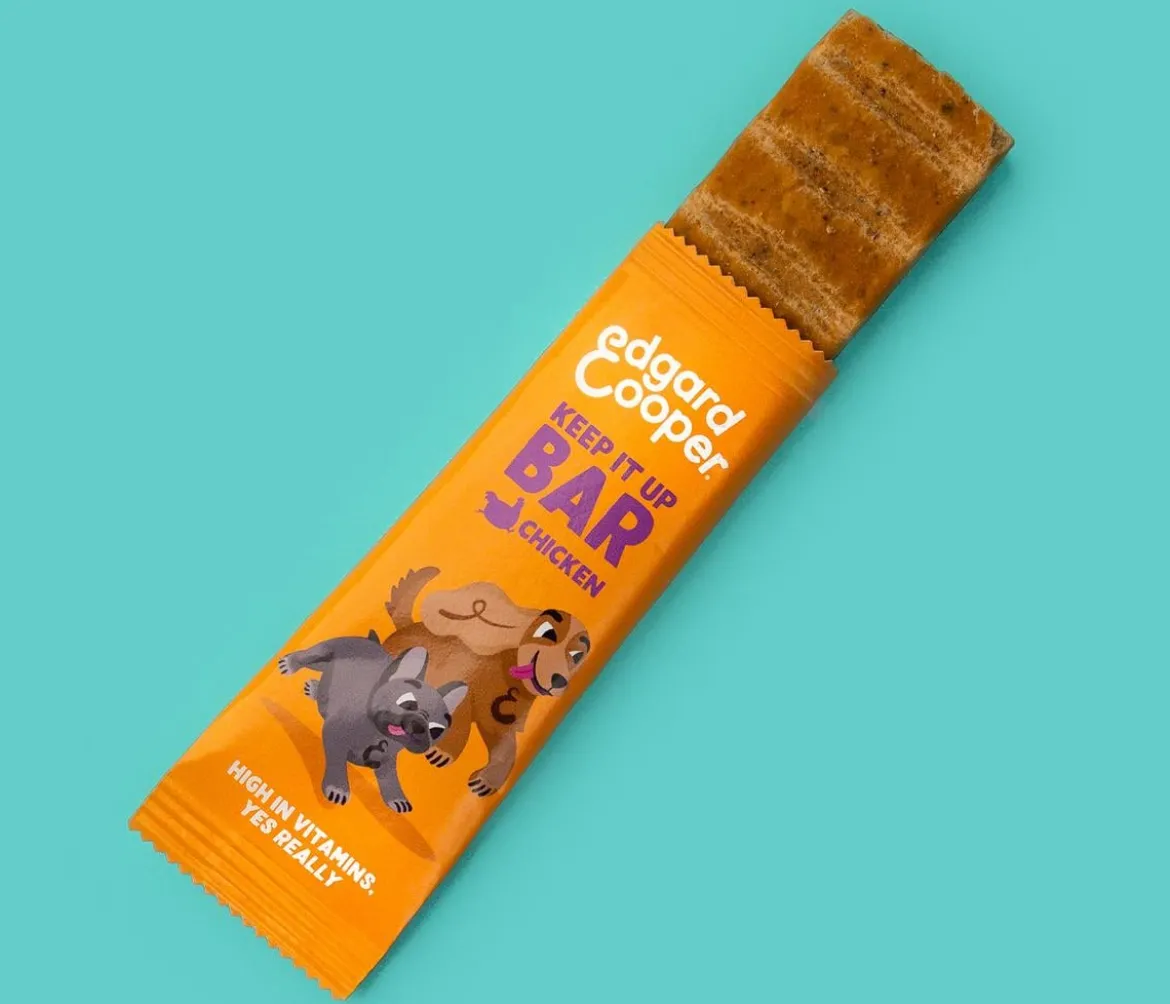 Edgard & Cooper Hundesnack Keep It Up Bar, Huhn, 24 x 30 g