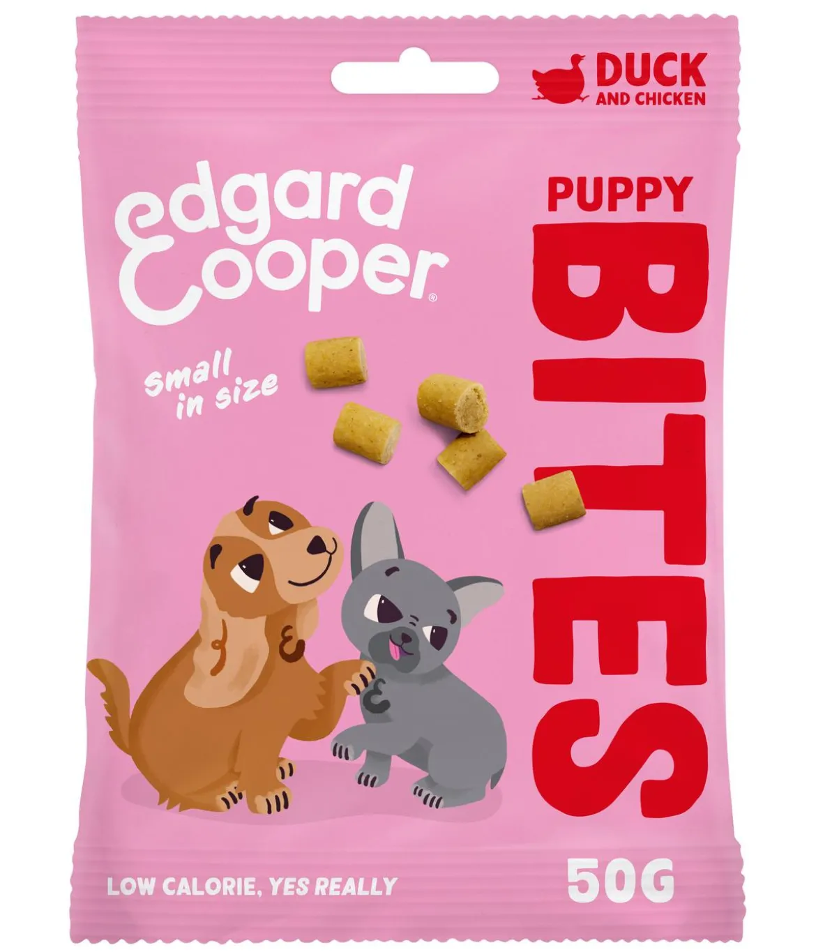 Edgard & Cooper Hundesnack Puppy Dog Bites, Huhn & Ente