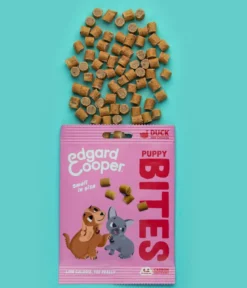 Edgard & Cooper Hundesnack Puppy Dog Bites, Huhn & Ente