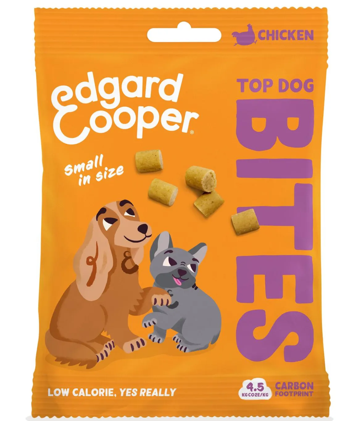 Edgard & Cooper Hundesnack Top Dog Bites, Small, Huhn