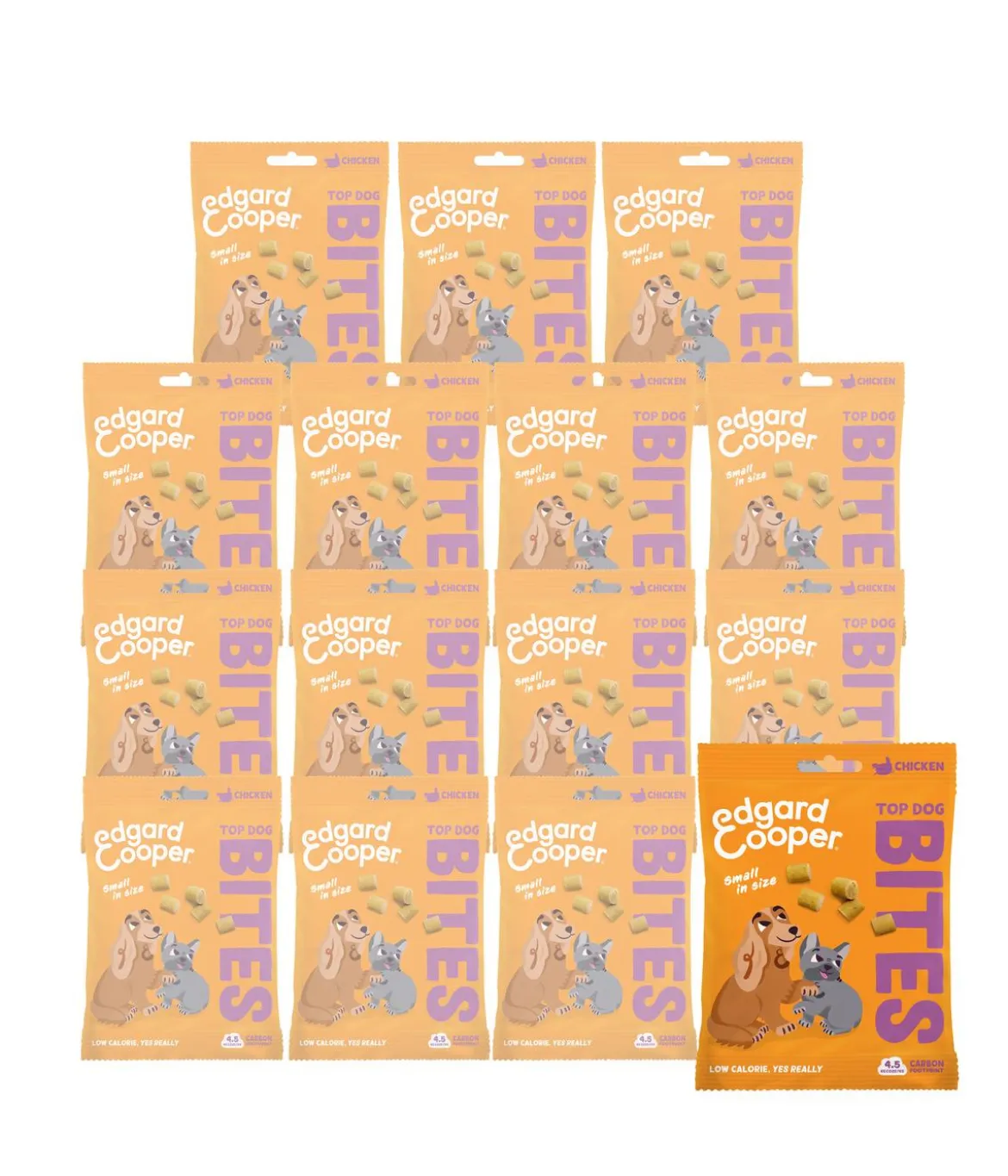 Edgard & Cooper Hundesnack Top Dog Bites, Small, Huhn