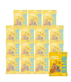 Edgard & Cooper Hundesnack Top Dog Bites, Small, Truthahn & Huhn, 15 x 50 g