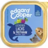 Edgard & Cooper Nassfutter für Hunde, Leckerer Lachs & Truthahn Adult, 11 x 150 g