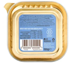 Edgard & Cooper Nassfutter für Hunde, Leckerer Lachs & Truthahn Adult, 11 x 150 g