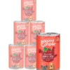 Edgard & Cooper Nassfutter für Hunde, Herrliches Huhn & Lachs, Senior, 6 x 400 g