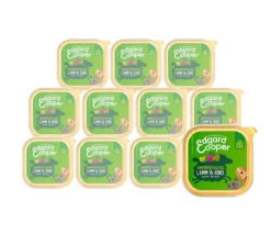 Edgard & Cooper Nassfutter für Hunde, Unwiderstehliches Lamm & Rind Adult, 11 x 150 g