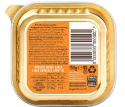 Edgard & Cooper Nassfutter für Hunde, Saftiges Huhn & Truthahn Adult, 11 x 150 g
