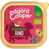 Edgard & Cooper Nassfutter für Hunde, Wunderbares Rind Adult, Bio, 17 x 100 g