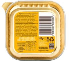 Edgard & Cooper Nassfutter für Hunde, Umwerfender Truthahn Adult, Bio, 17 x 100 g