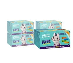 Edgard & Cooper Nassfutter für Katzen Mischpaket Paté Adult, 4 x 8x85 g