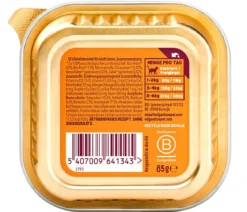Edgard & Cooper Nassfutter für Katzen Bio Huhn & Rind Paté Adult, 16 x 85 g