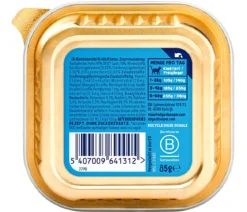 Edgard & Cooper Nassfutter für Katzen MSC-Lachs & Freilaufhuhn Paté Adult, 16 x 85 g
