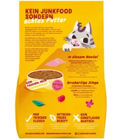 Edgard & Cooper Trockenfutter für Katzen Frischer Freilandtruthahn & Freilandhuhn Adult, 2 kg