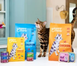 Edgard & Cooper Trockenfutter für Katzen Frischer Atlantik-Lachs Adult