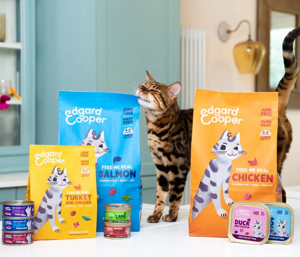 Edgard & Cooper Trockenfutter für Katzen Frischer Atlantik-Lachs Adult