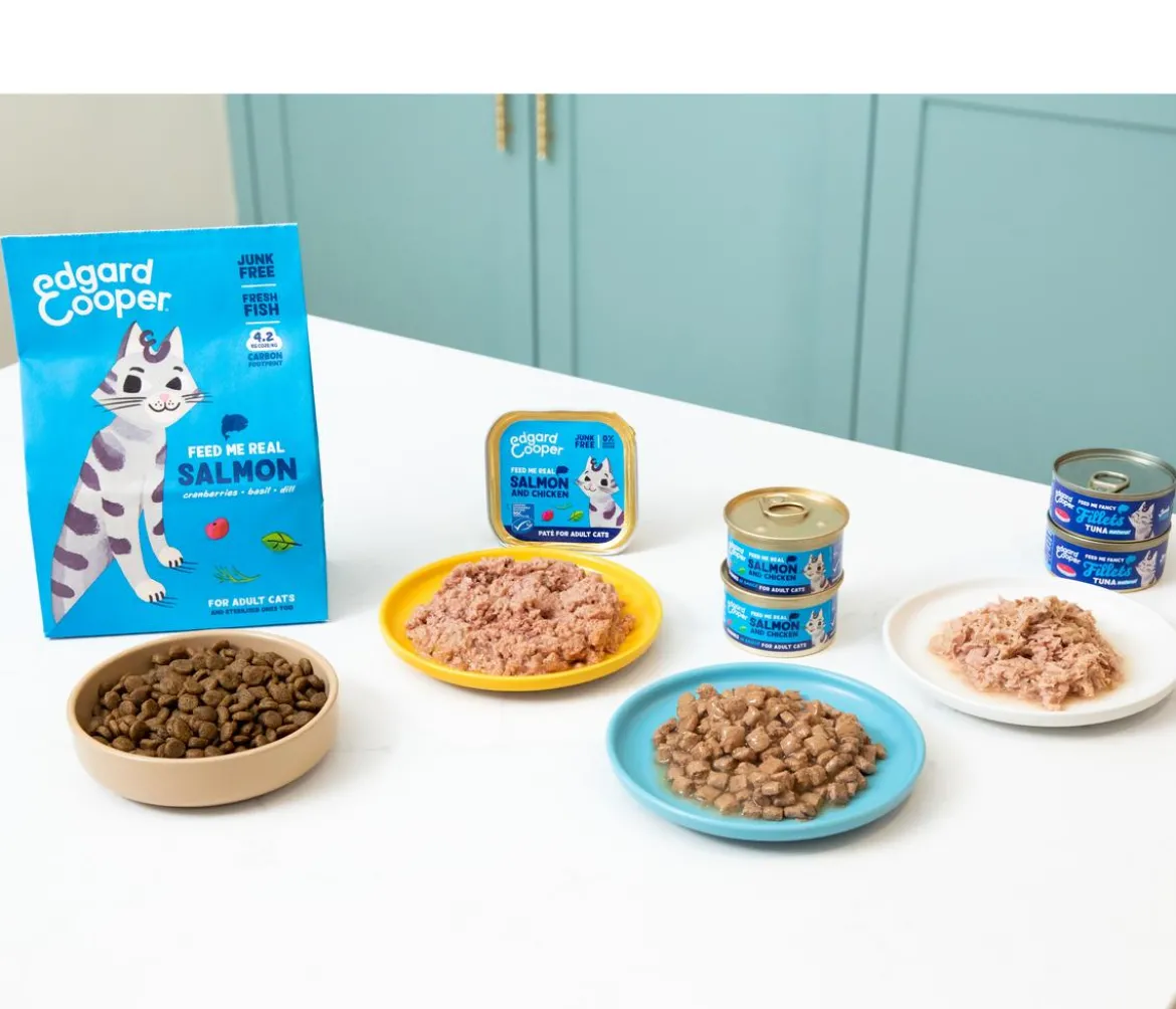 Edgard & Cooper Trockenfutter für Katzen Frischer Atlantik-Lachs Adult