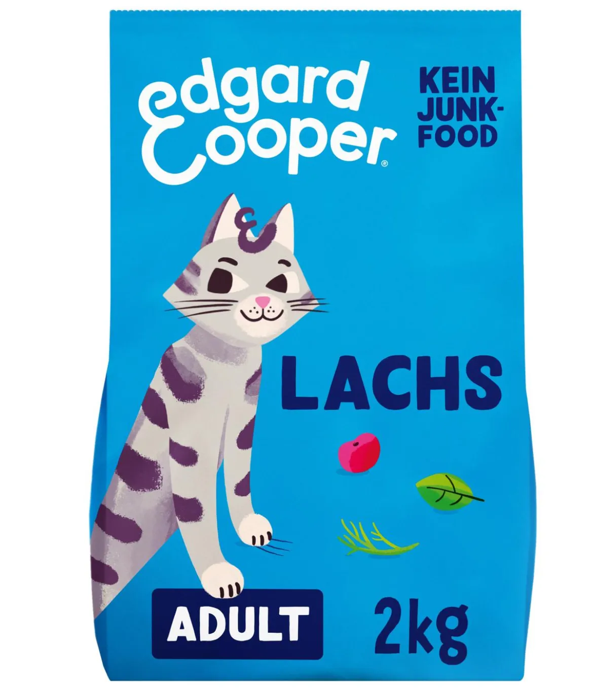 Edgard & Cooper Trockenfutter für Katzen Frischer Atlantik-Lachs Adult
