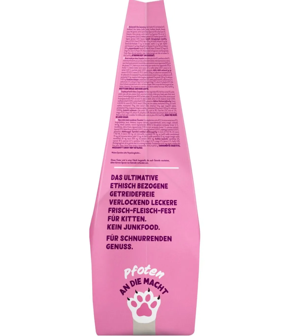 Edgard & Cooper Trockenfutter für Katzen Frische Freilaufente & Freilandhuhn, Kitten, 2 kg