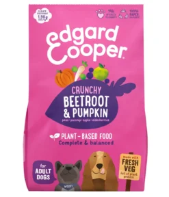 Edgard & Cooper Trockenfutter für Hunde, Knusprige Rote Beete & Kürbis Adult