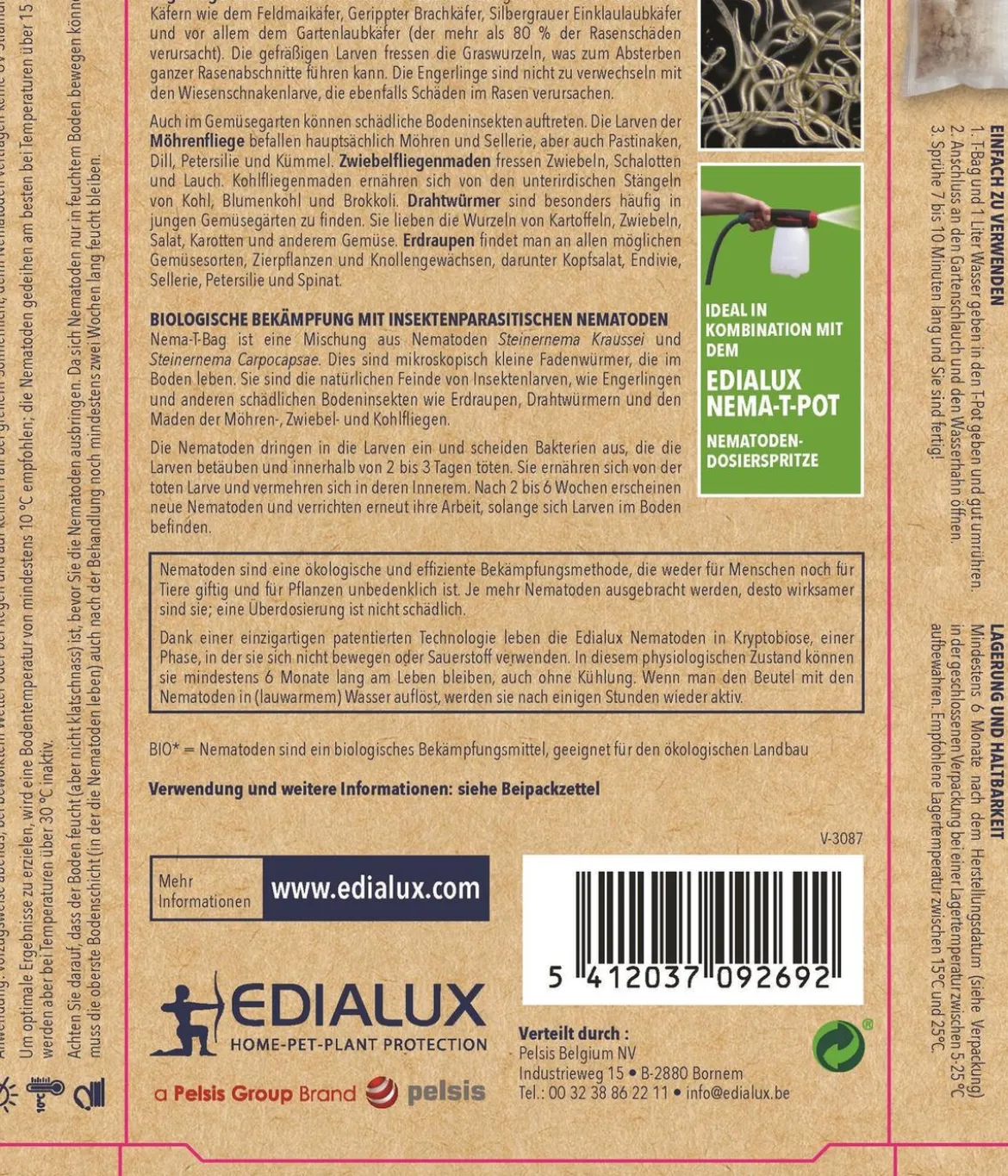 Edialux Nema-T-Bag Capsa gegen Engerlinge, 1 Stk.