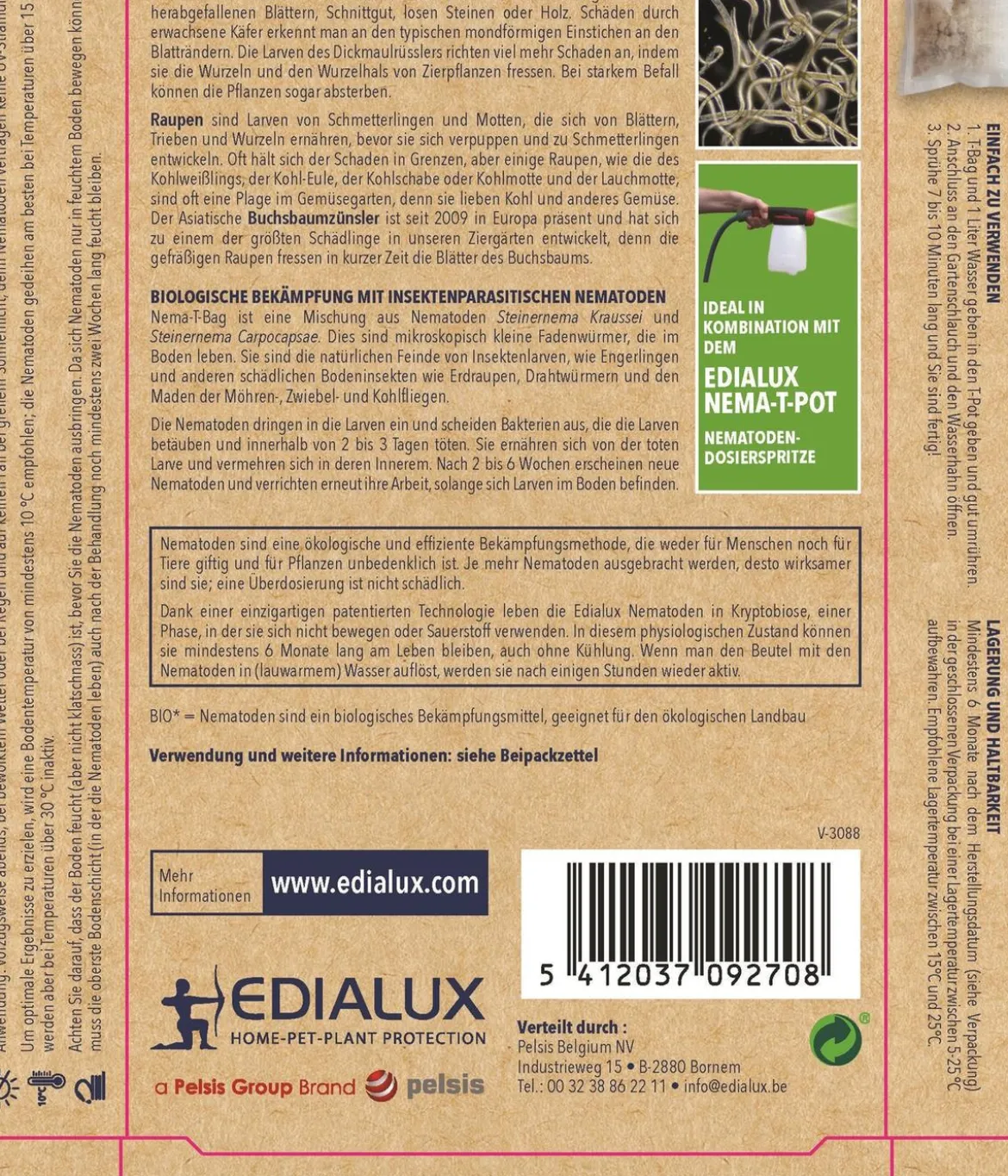 Edialux Nema-T-Bag Kraussei gegen Dickmaulrüssler, 1 Stk.