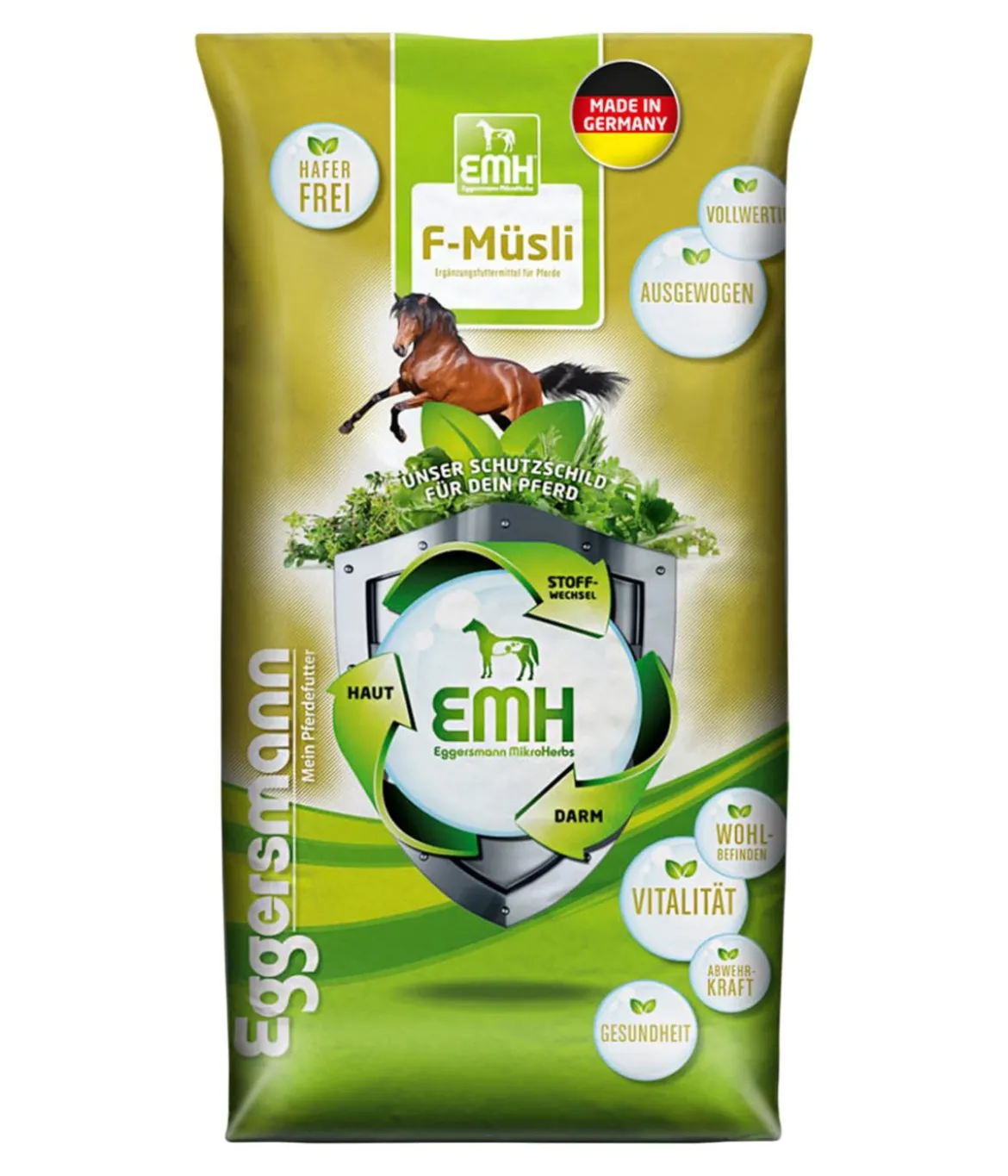Eggersmann Pferdefutter EMH F-Müsli, 25 kg