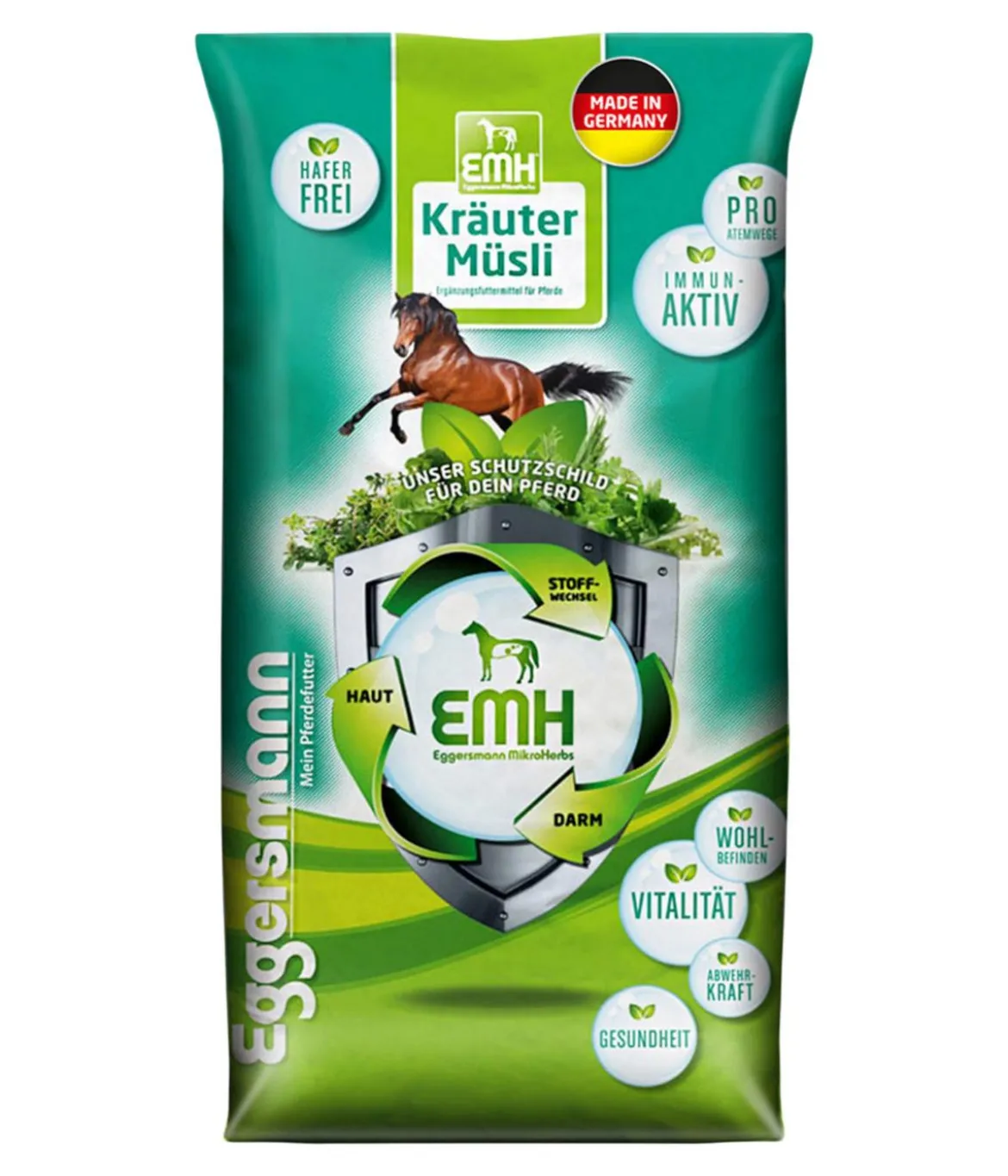 Eggersmann Pferdefutter EMH Kräuter-Müsli, 20 kg